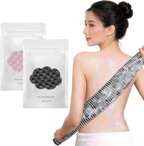 Exfoliating towel 2pcs 47in - 2pcs,