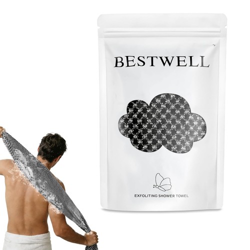 Exfoliating shower towel - exfoliating,