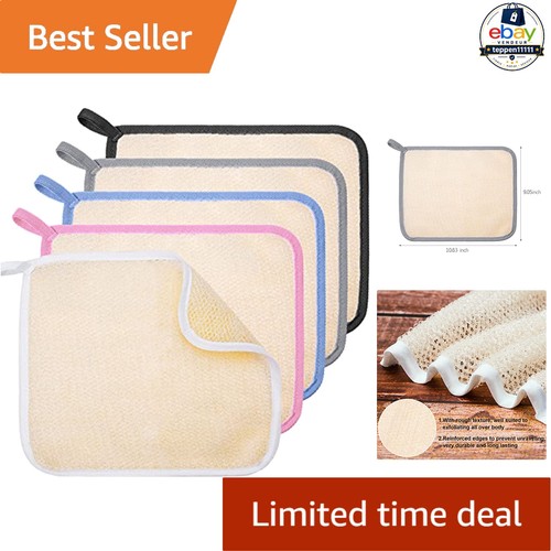 Exfoliating washcloths pcs - exfoliating,