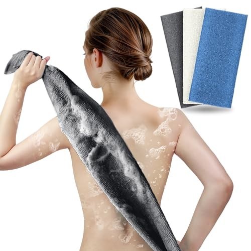 3pcs exfoliating shower towel - 3pcs,