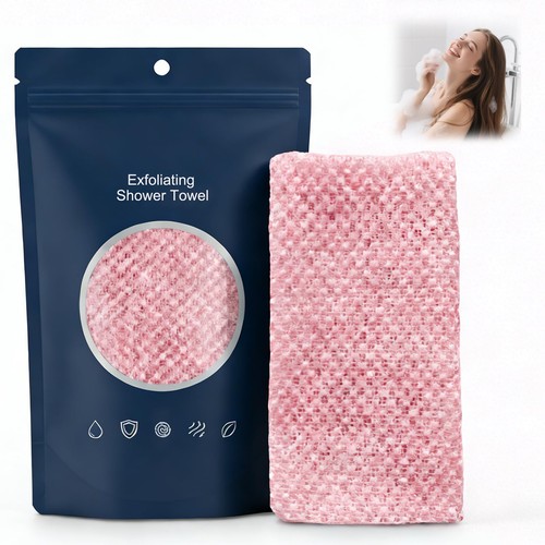 Exfoliating shower towel - exfoliating,