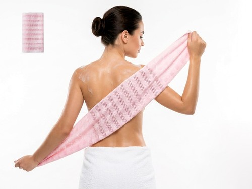 Exfoliating shower towel - exfoliating, |