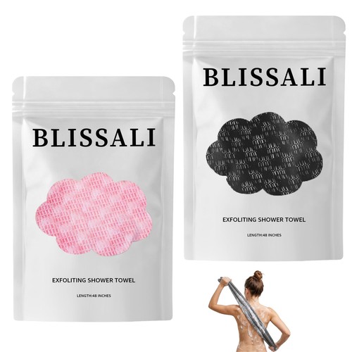 2pcs exfoliating washcloth - 2pcs,