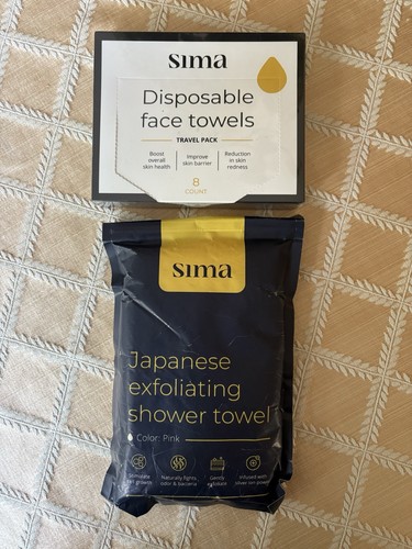 Sima exfoliating shower towel - sima,