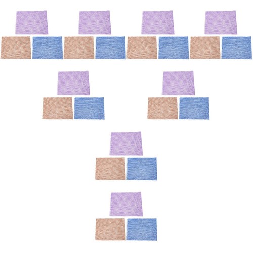 24pcs reusable exfoliating - 24pcs,
