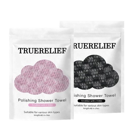 Exfoliating shower towel - exfoliating,
