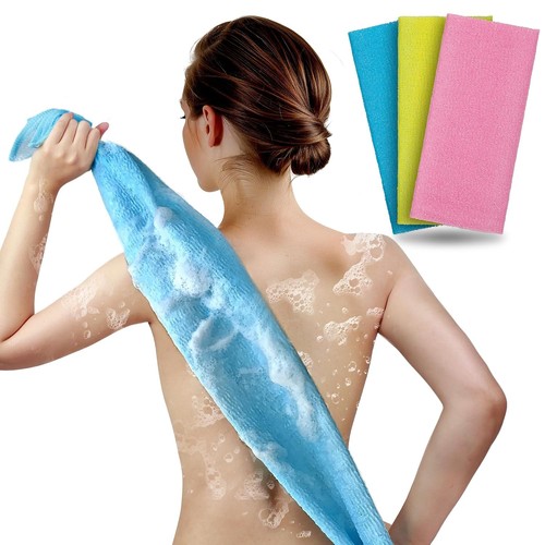3pc exfoli ating shower towel - exfoli,