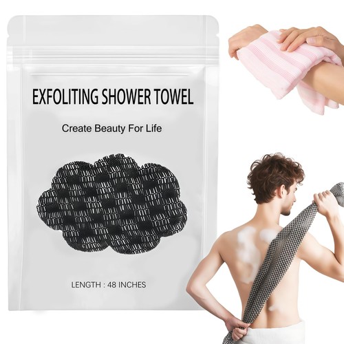 Exfoliating shower towel - exfoliating,