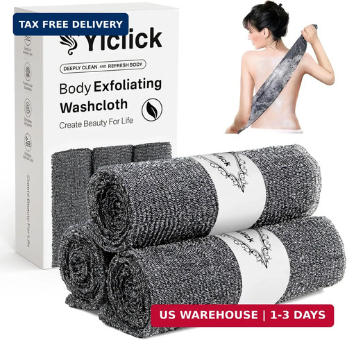 Pcs exfoliating washcloth - 3,