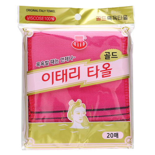 Exfoliating towel pink - pink,, 20