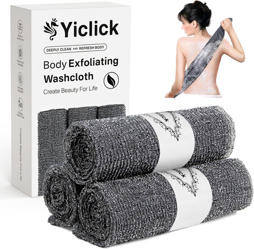 Pcs exfoliating washcloth - 3,