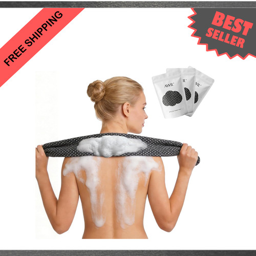 Exfoliating shower towel - exfoliating,